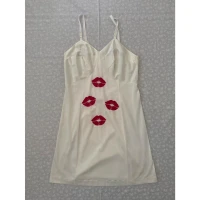 The sweetheart reworked vintage slip dress ðŸ«€ðŸ’‹... - Depop