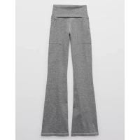 The Hugger High Waisted Foldover Flare Legging