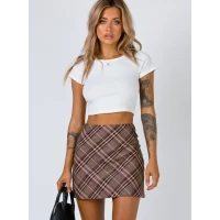 Darwin Mini Skirt Brown Multi