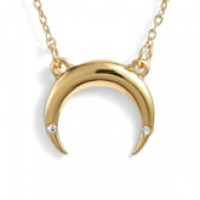 Womens Uncommon James By Kristin Cavallari Crescent Necklace