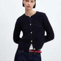 Button knit cardigan - Women | Mango USA