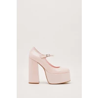 Patent Platform Mary Jane Heels