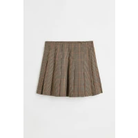 H & M - Pleated Skirt - Beige