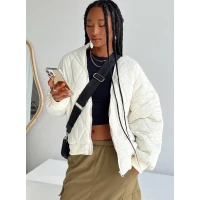 Keean Quilted Jacket Cream