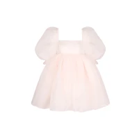 The Peach Skin Puff Dress