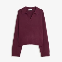 Polo collar sweater