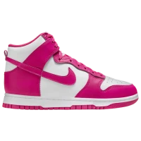 Dunk High - Womens Basketball Shoes White/Pink