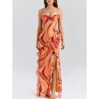 LUMIRA Sunset Swirl Print Maxi Dress | Nordstrom