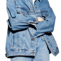Womens Topshop Oversize Denim Jacket