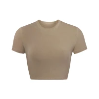 SKIMS New Vintage Super Cropped T-shirt - Desert - Size 4XL