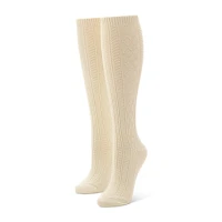Hue Cable Knit Soft Knee Socks