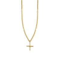 Lucy Williams Gold Ridge Cross Necklace