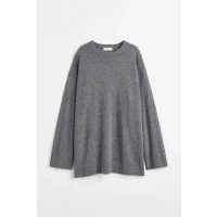 H & M - Oversized Cashmere Sweater - Purple