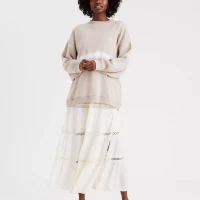 Fleece Oversized Vintage Crew Neck Sweatshirt