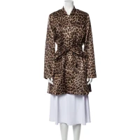 Animal Print Coat