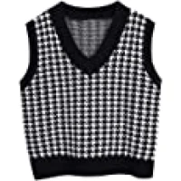 Houndstooth Sweater Vest
