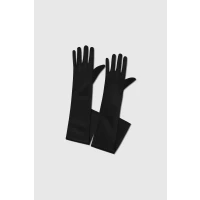 21.6" Long Satin Stretchy Flapper Gloves