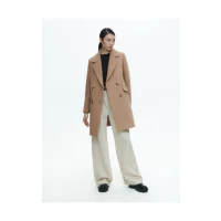 Wool blend coat