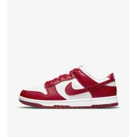 Women's Dunk Low Next Nature- White and Gym Red