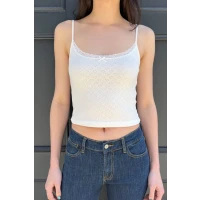 Skylar Lace Eyelet Tank