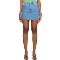 Blue 'Le High N Tight' Denim Miniskirt