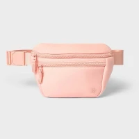 Premium Belt Bag Blush - All In Motion™: Water-Resistant Knit Fanny Pack