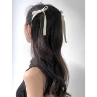 2pcs Bow Decor Hair Clip