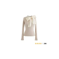 Bowknot Knit Top