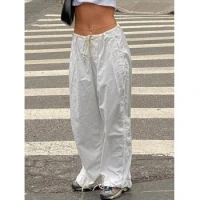 White Cargo Pants