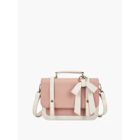 Bow Small Briefcase - Pink