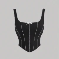 SHEIN MOD Bow Front Tank Top