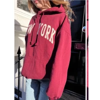 NWT brandy melville new york red christy hoodie on Mercari