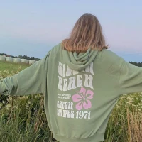 Laura Green Siesta Beach Floral Hoodie