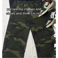 Cargo Army Baggy Green Pants