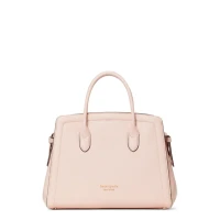 kate spade new york knott medium leather satchel in Mochi Pink at Nordstrom