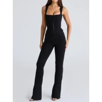 The Fitted Black Stretch Trousers | Nordstrom