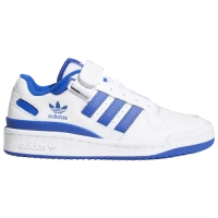 adidas Boys adidas Forum Low - Boys Grade School Basketball Shoes White/Blue Size