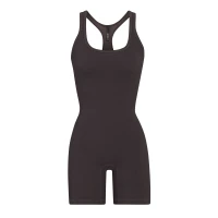 SKIMS Outdoor Mid Thigh Bodysuit - Dark Purple - Size 4XL