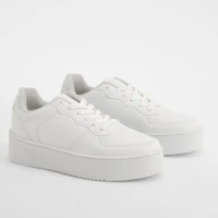 Chunky Platform Sole Contrast Panel Trainers