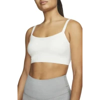 Nike Indy Luxe Sports Bra in Summit White/Platinum Tint at Nordstrom