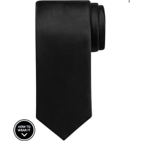 Pronto Uomo Black Narrow Tie