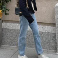 Relaxed Jeans Washed Blue