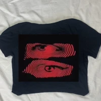 black baby tees with red eyes