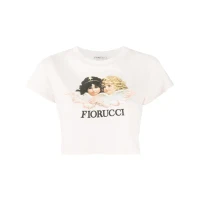 Fiorucci Vintage Angels cropped top