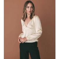 FREYDA TOP -- MOTHER OF PEARL