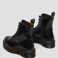 JADON SMOOTH LEATHER PLATFORM BOOTS