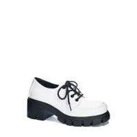 Noyz Platform Derby in White
