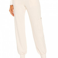 Michael Costello x REVOLVE Jogger Sweatpants in Ivory | REVOLVE