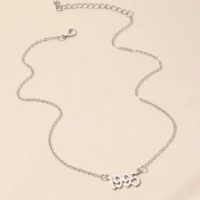 Shein | Number Charm Necklace