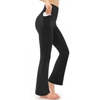 Amazon.com: JOYSPELS Bootcut Yoga Pants for Women High Waisted Flare Pants Stretch Workout Leggings with Pockets : Clothing, Shoes &amp; Jewelry